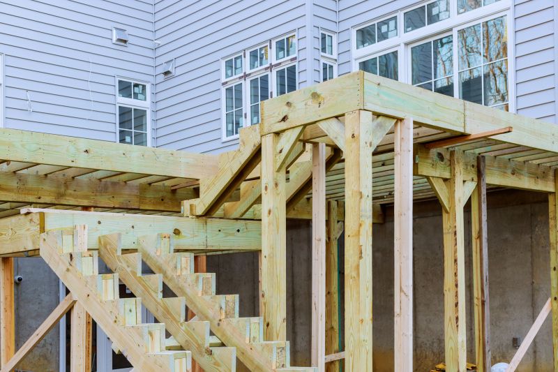 Ground Level Deck Construction in Stamford, CT